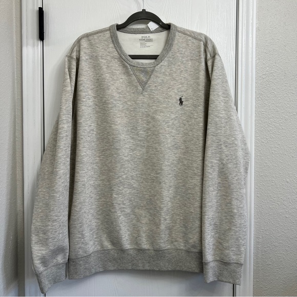 Polo by Ralph Lauren Heather Gray Men's Crewneck Performance Sweater Size XL - Picture 1 of 7